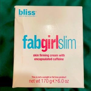 NIB Bliss fabgirlslim Skin Firming Cream/Caffeine